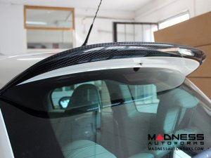 FIAT 500 ABARTH Rear Spoiler Extension - Carbon Fiber FIAT 500 ABARTH Rear Spoiler Extension - Carbon Fiber